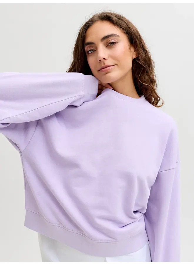 Alfa Crew Sweater Purple Rose