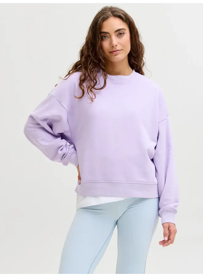Alfa Crew Sweater Purple Rose