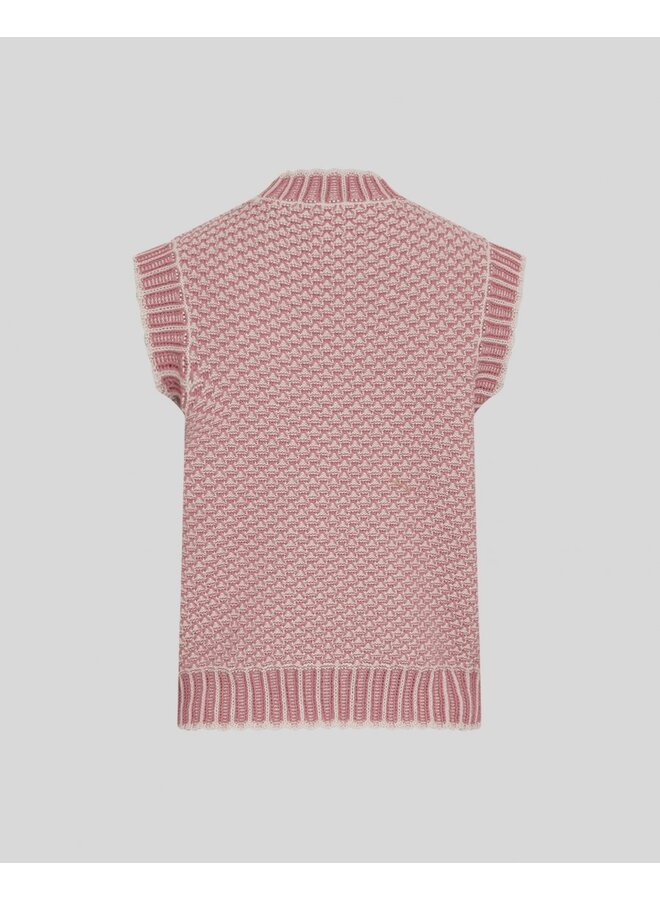 Pilla Vest Oatmeal Rose