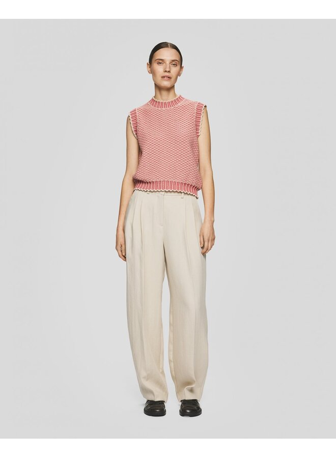 Pilla Vest Oatmeal Rose