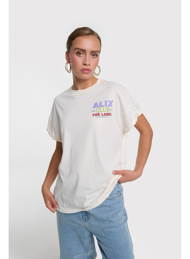 Alix Club T-shirt Cream
