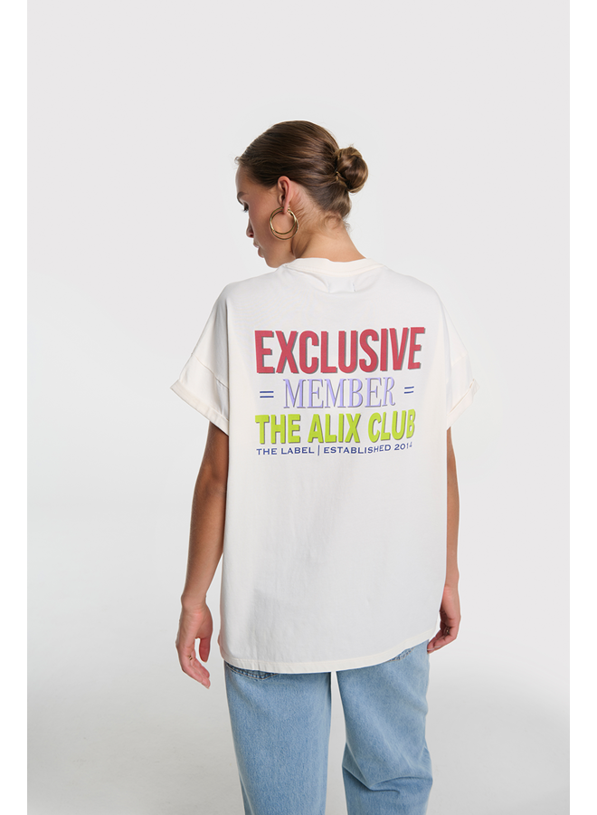 Alix Club T-shirt Cream