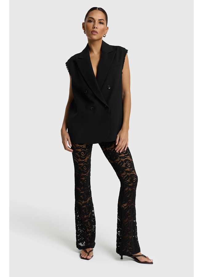 Flowy Waistcoat Black