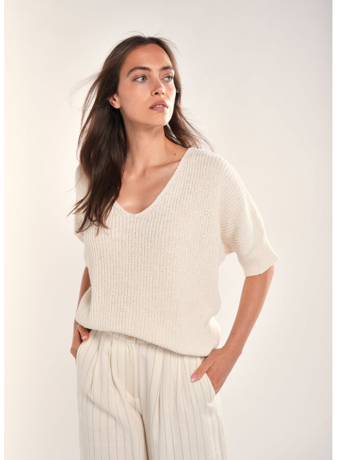 Vamos Knit Pull Egret