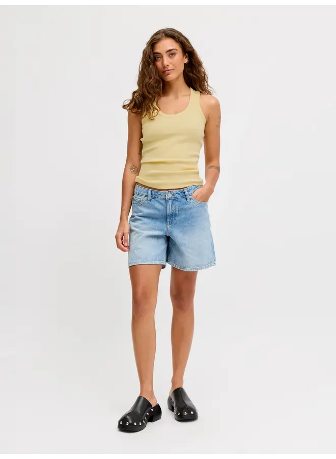 Frida U-neck Top Sunlight