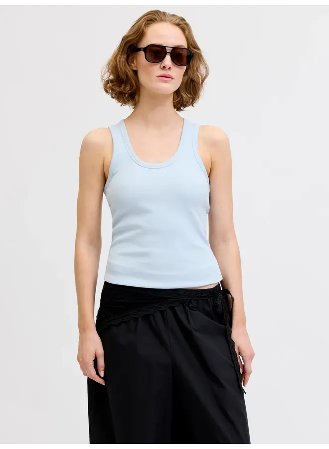 Frida U-neck Top Skyway