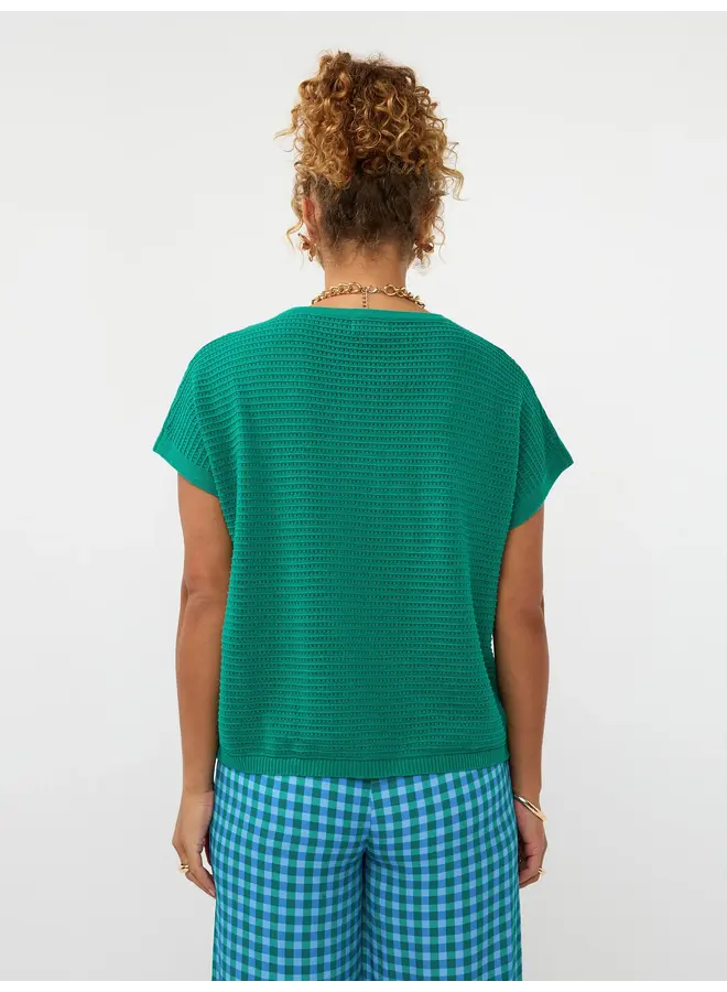 Elin Knitted Top Sea Green
