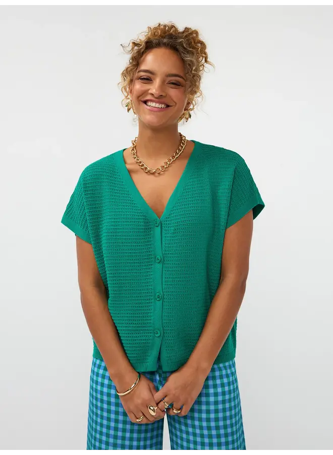 Elin Knitted Top Sea Green