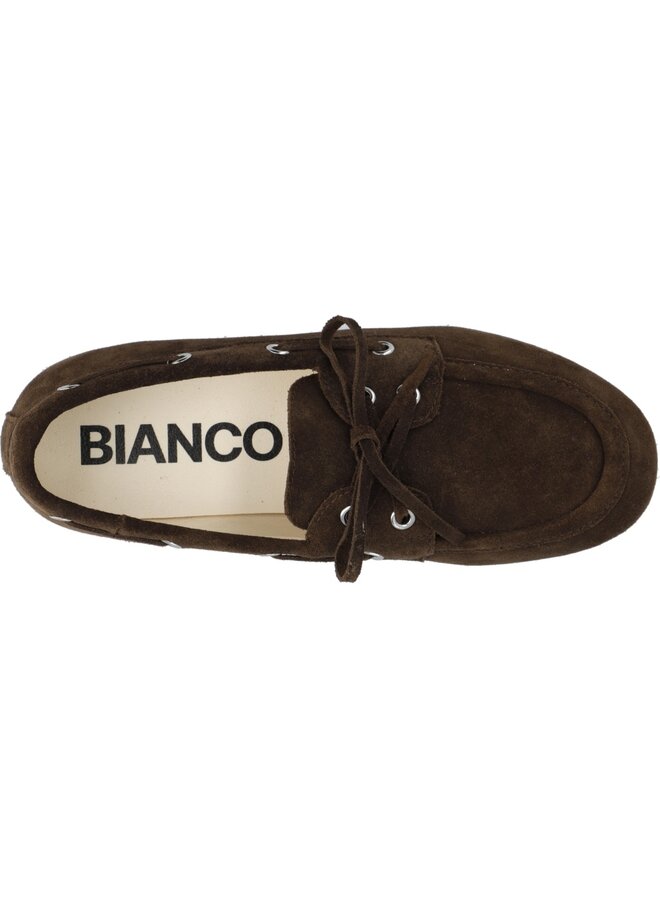 Marlene Boat Shoe Suede Brown