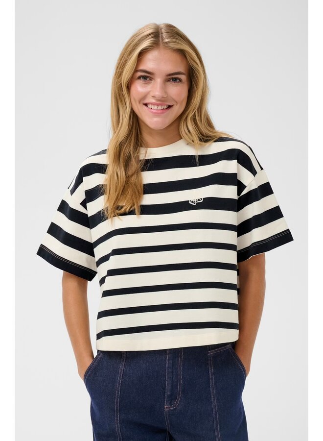 Philene T-shirt Night Sky Stripe