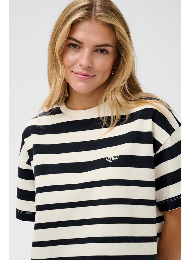 Philene T-shirt Night Sky Stripe