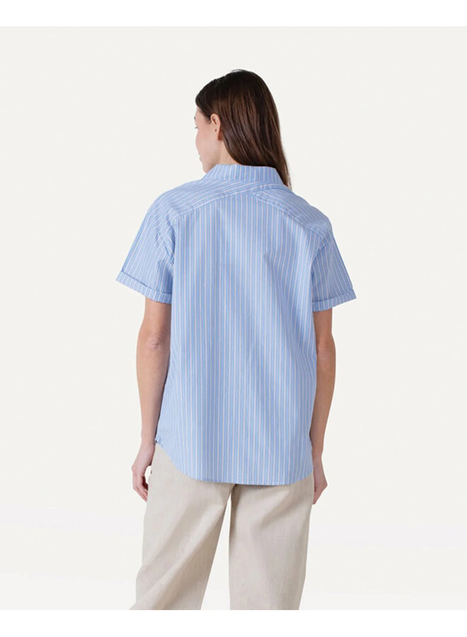 Blanche Shirt Blue Stripe