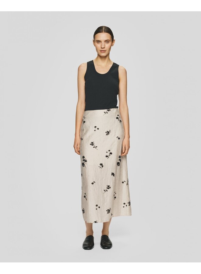 Rianne Skirt Oatmeal Flower