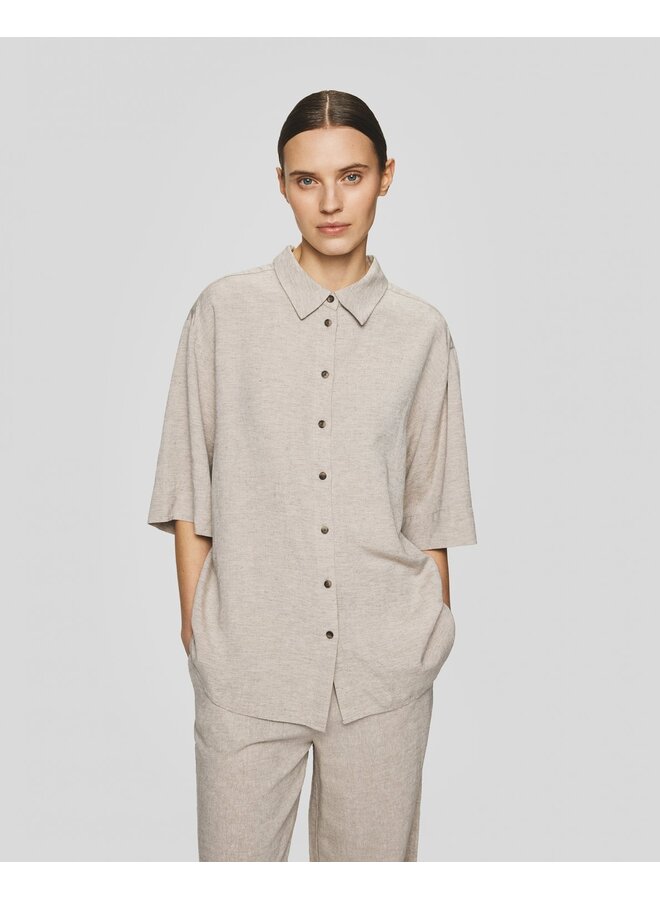 Viana Ginia 3/4 Shirt Sand Melange