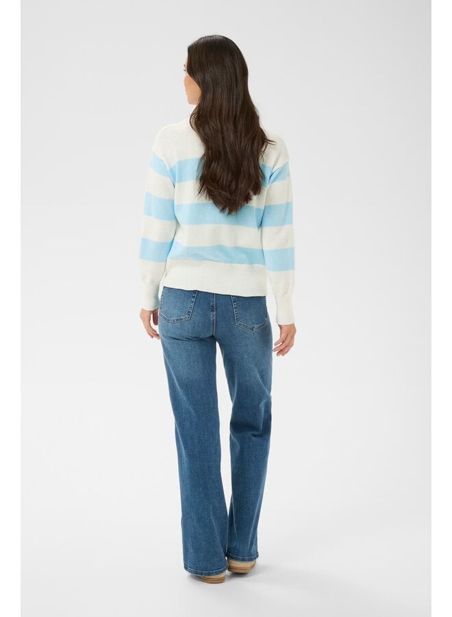 Harriet Knit Pullover Chalk Stripe
