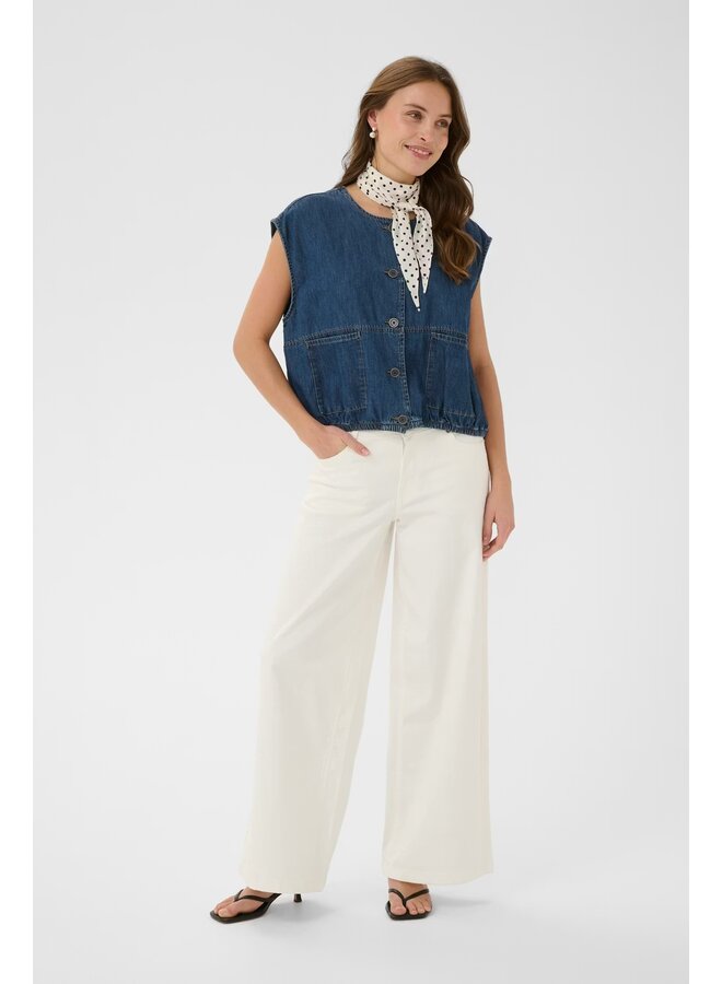 Lava Arpa Waistcoat Dark Blue Wash
