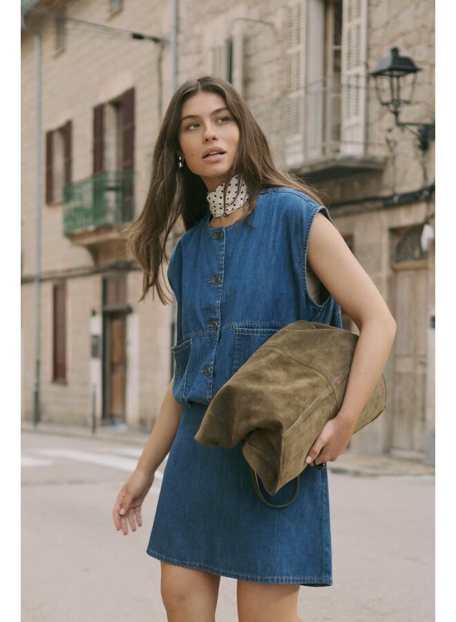 Lava Arpa Waistcoat Dark Blue Wash