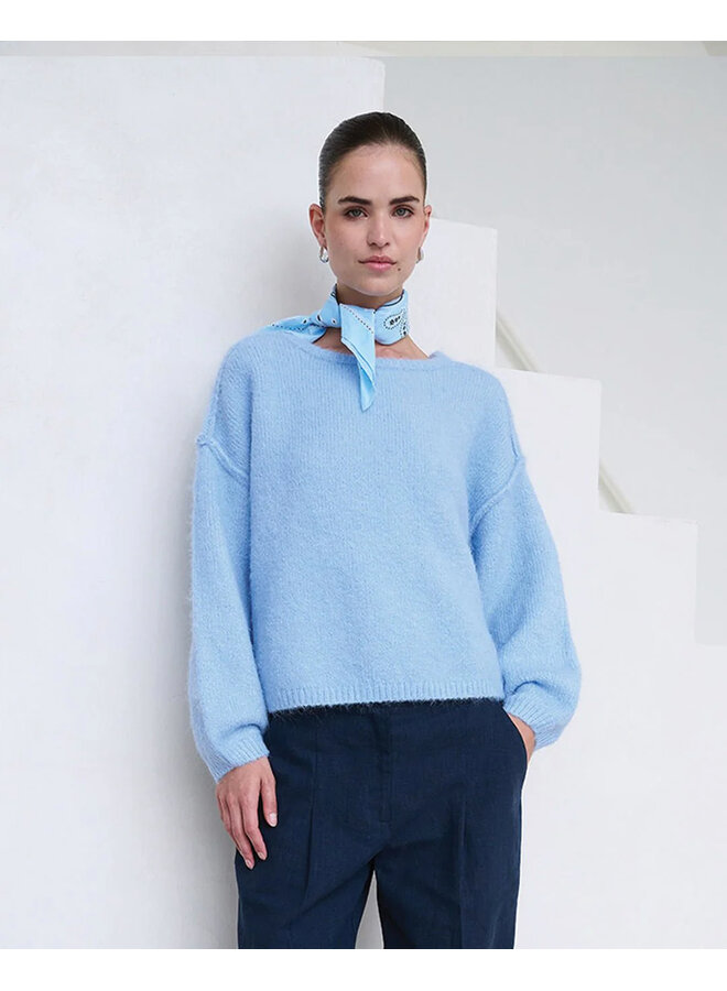 Roxane Knitted Pull Sky Blue