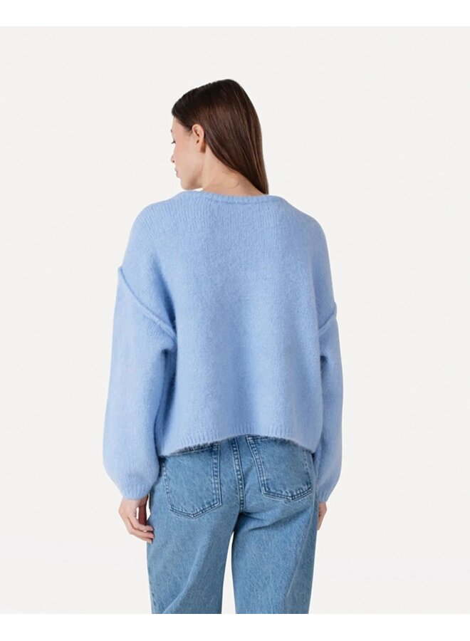 Roxane Knitted Pull Sky Blue