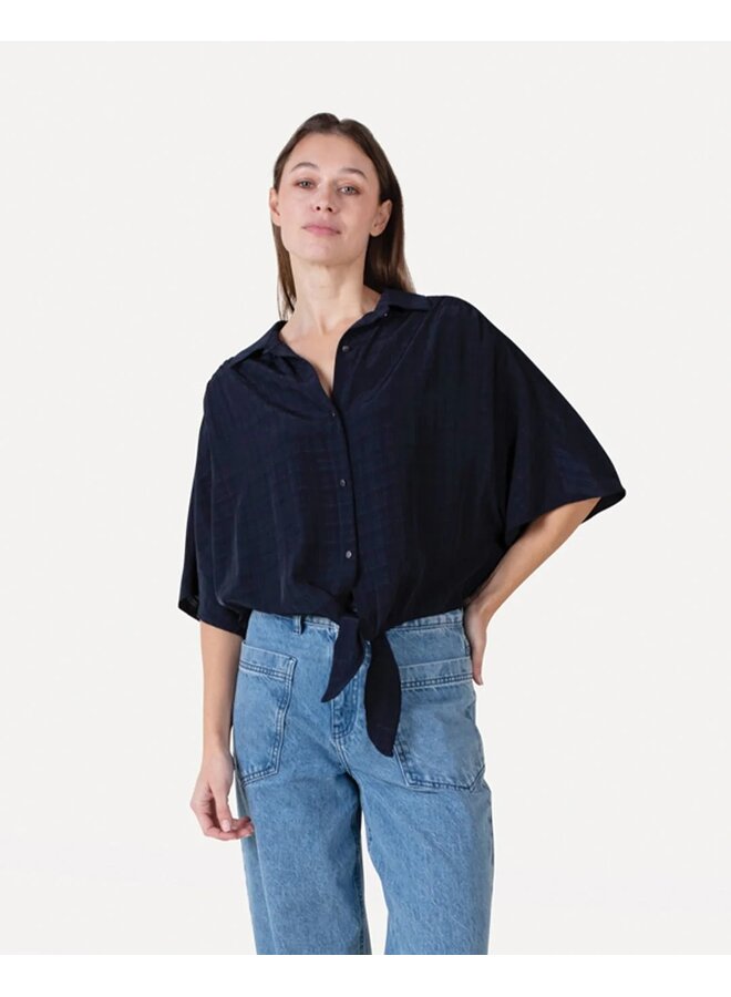 Bathylle Check Shirt Night Sky