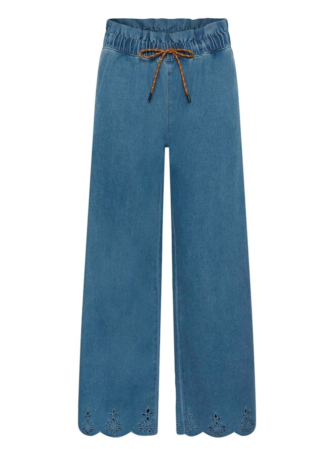 Rozlynn Pants Medium Blue Denim