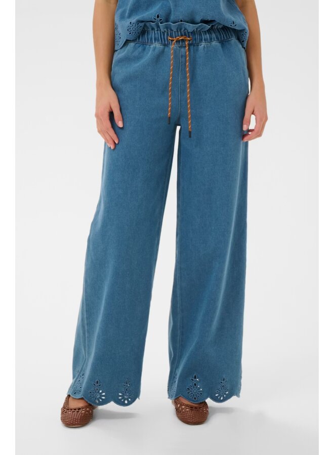 Rozlynn Pants Medium Blue Denim