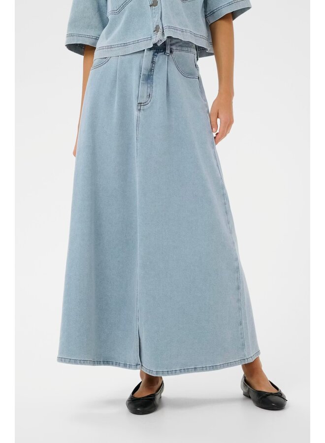 Minna Denim Skirt Light Blue Washed