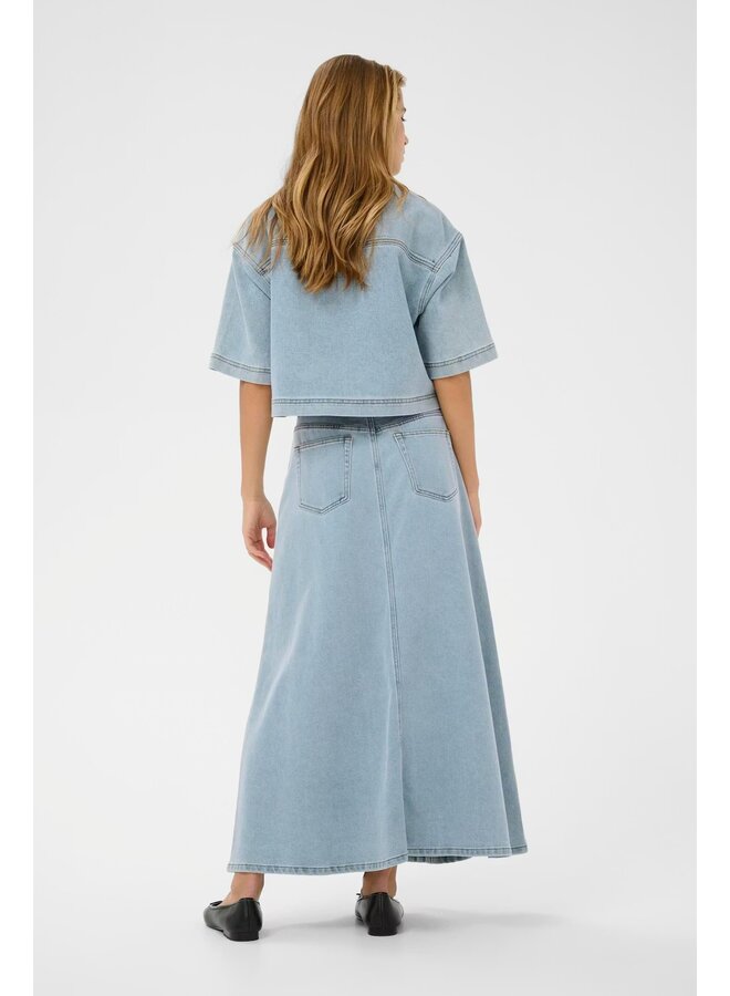 Minna Denim Skirt Light Blue Washed