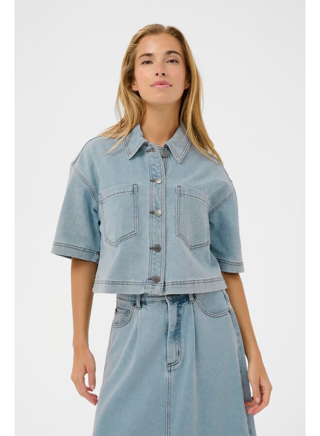 Minna Denim Shirt Light Blue