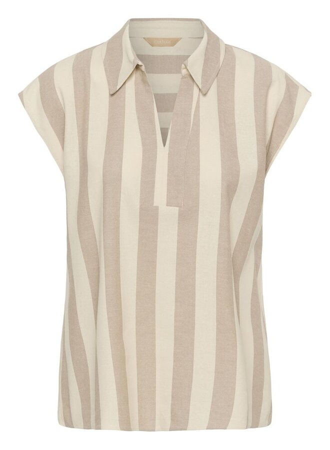 Kapina Blouse Dune/White Stripe