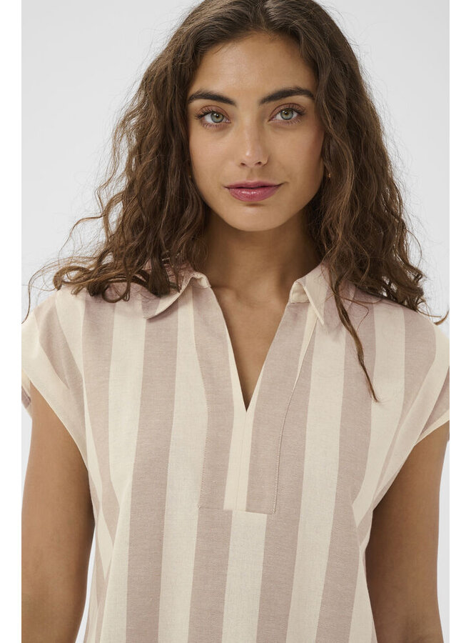 Kapina Blouse Dune/White Stripe