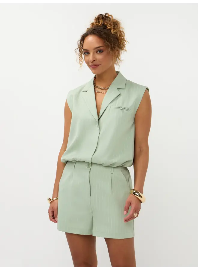 Jeanie Gilet Sage Green