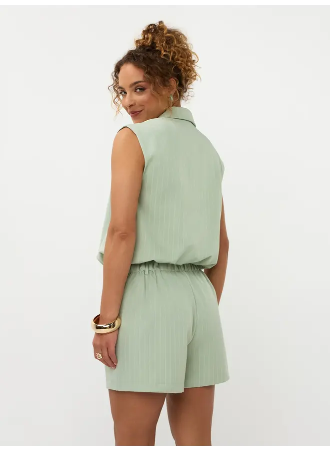 Jeanie Gilet Sage Green