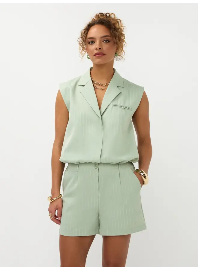 Sibel Short Sage Green