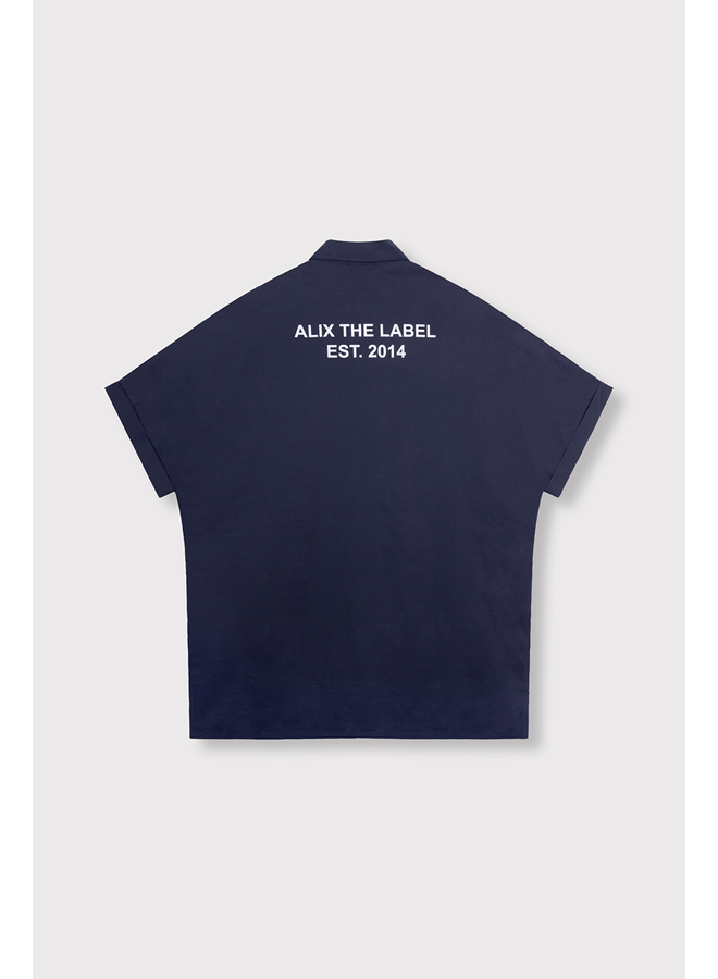 Blouse Dress Navy