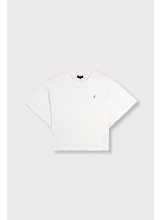 Batwing Top Soft White