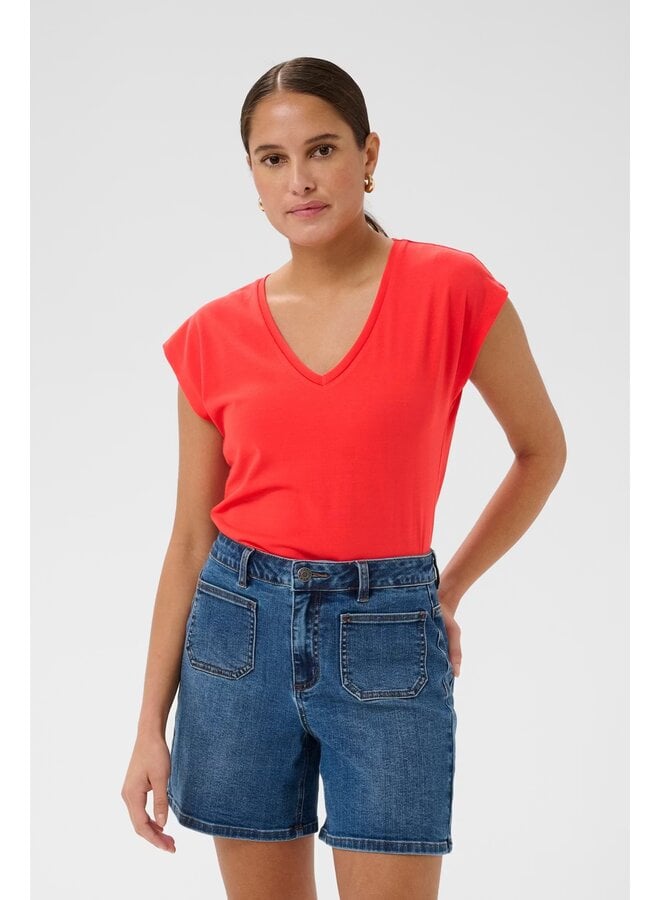 Lise T-shirt Poppy Red