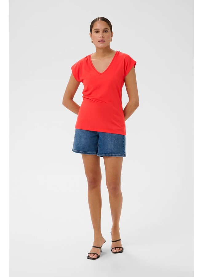 Lise T-shirt Poppy Red