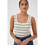 Morita Knit Top Silver Black