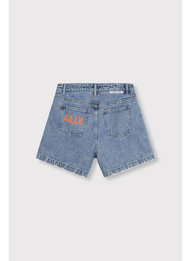 Bermuda Denim Short Blue