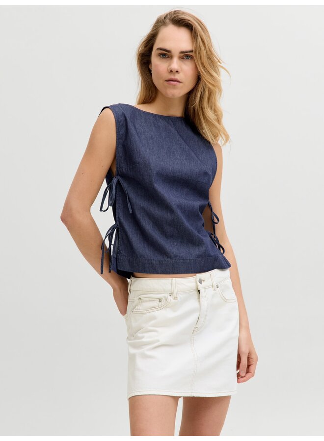 Debby Chambrey Dark Blue Denim