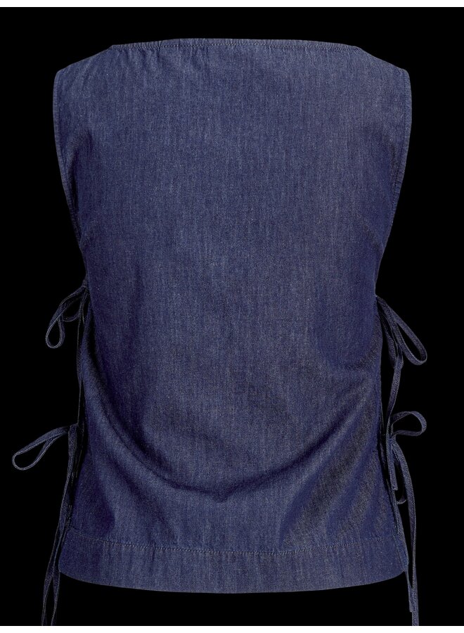 Debby Chambrey Dark Blue Denim