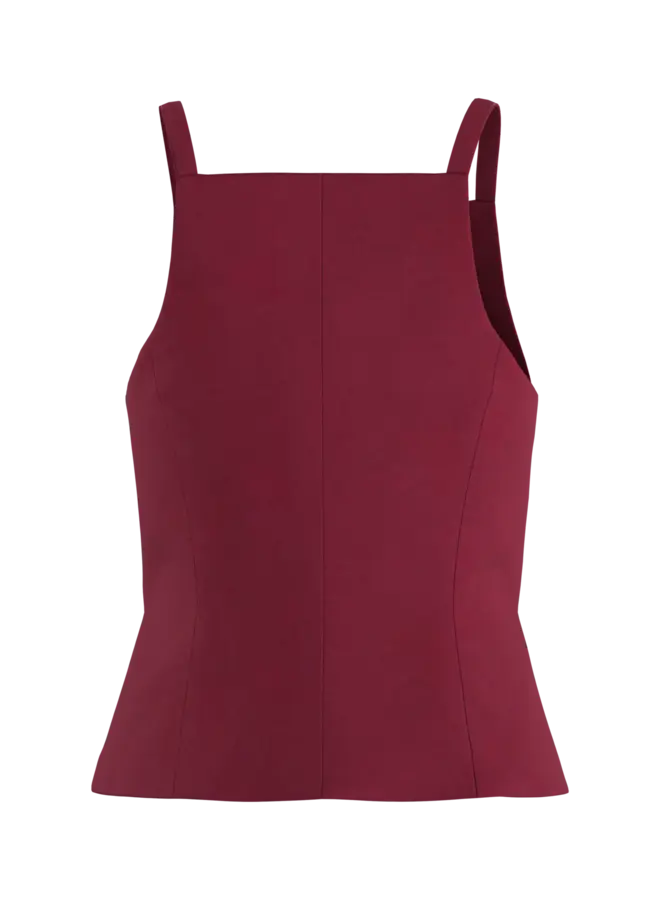 Petal Strap Vest Windsor Wine