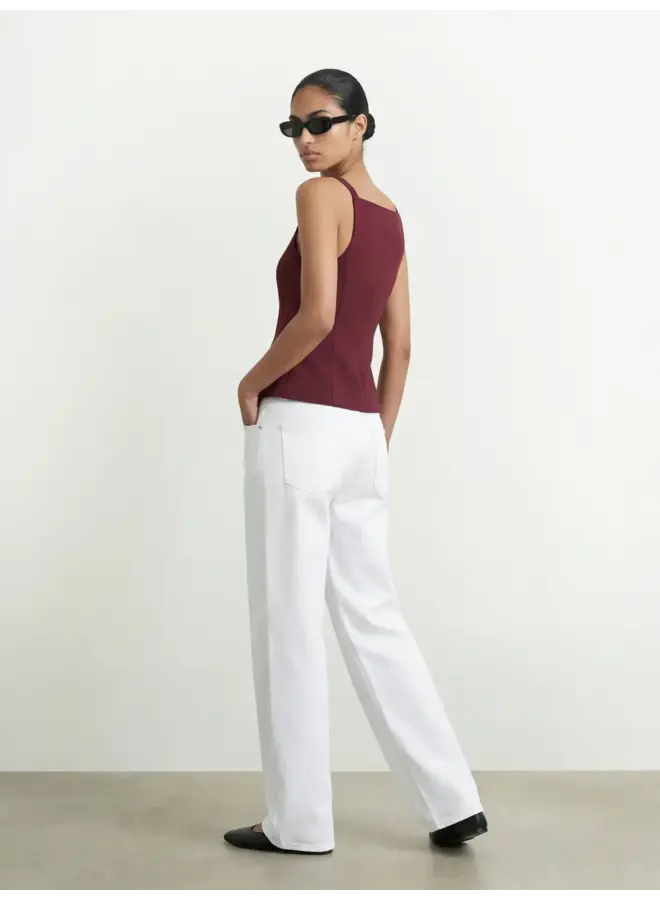 Petal Strap Vest Windsor Wine