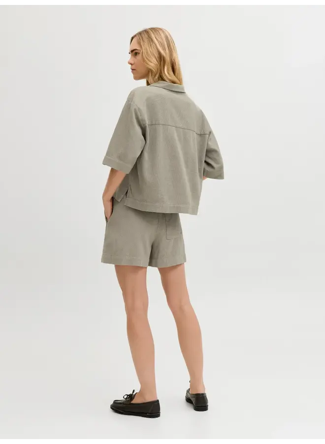 Global Waffle 3/4 Shirt Vetiver