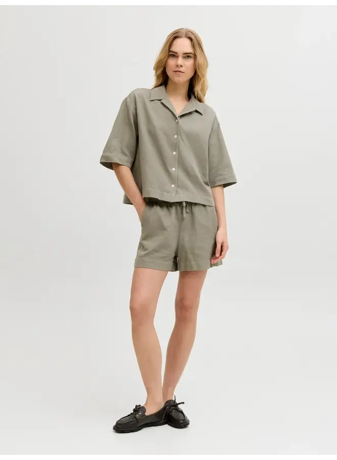 Global Waffle 3/4 Shirt Vetiver