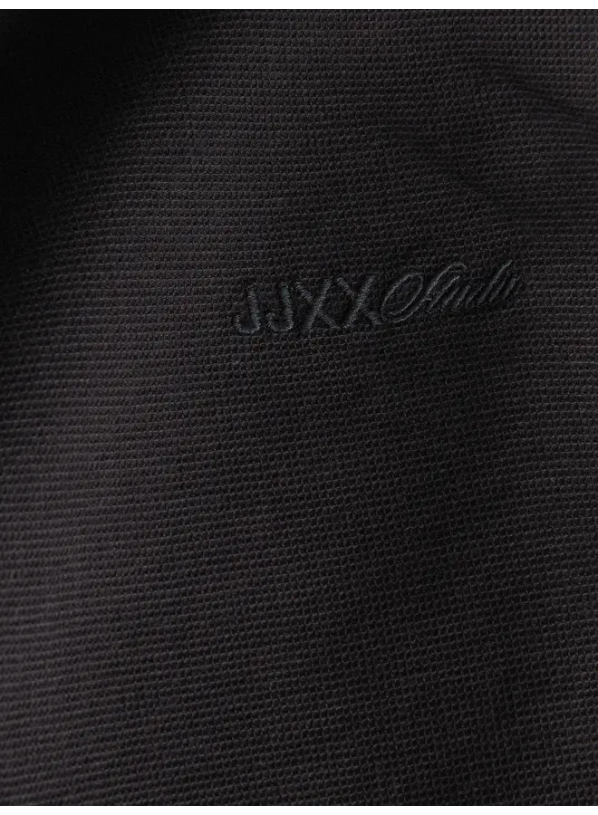 Global Waffle Shirt 3/4 Black