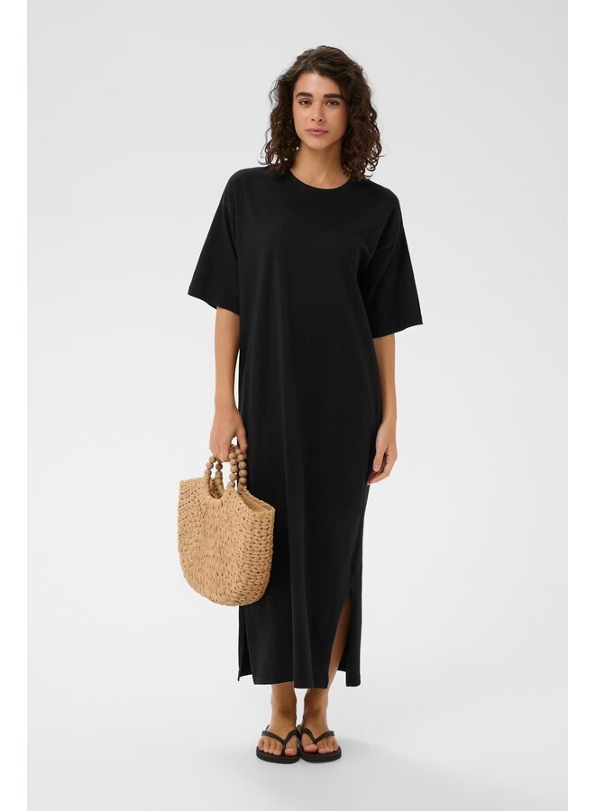 Edna 1/2 Sleeve Dress Black