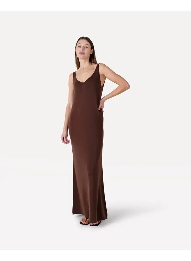 Cosette Knitted Dress Chocolate
