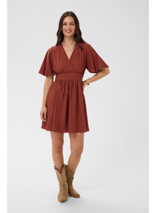 Sirenaa Short Dress Henna